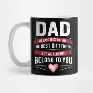 Dad from Kids Daughter or Son for fathers day Dad birthday Mug